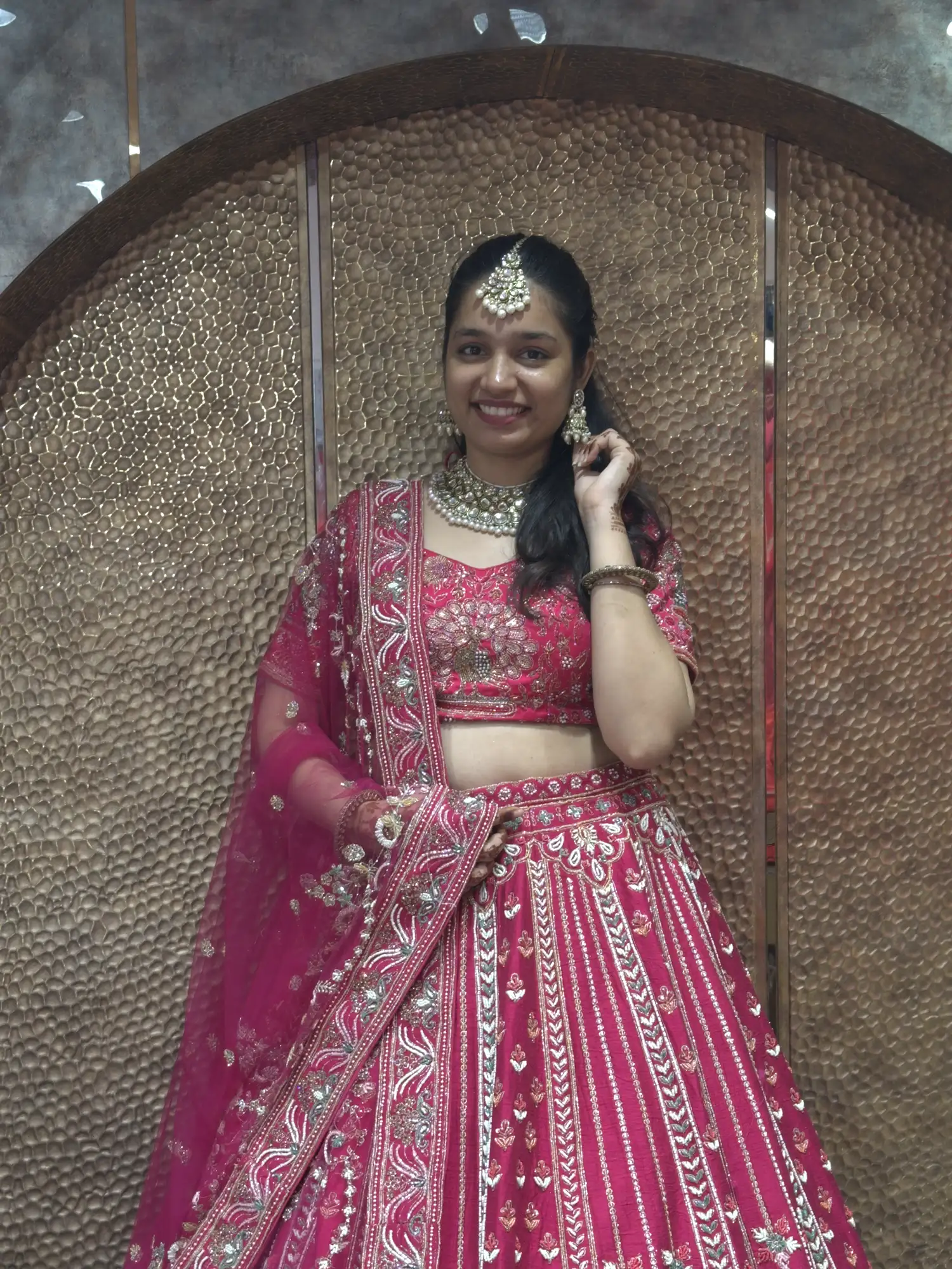 Latest Bridal Lehenga With Handwork